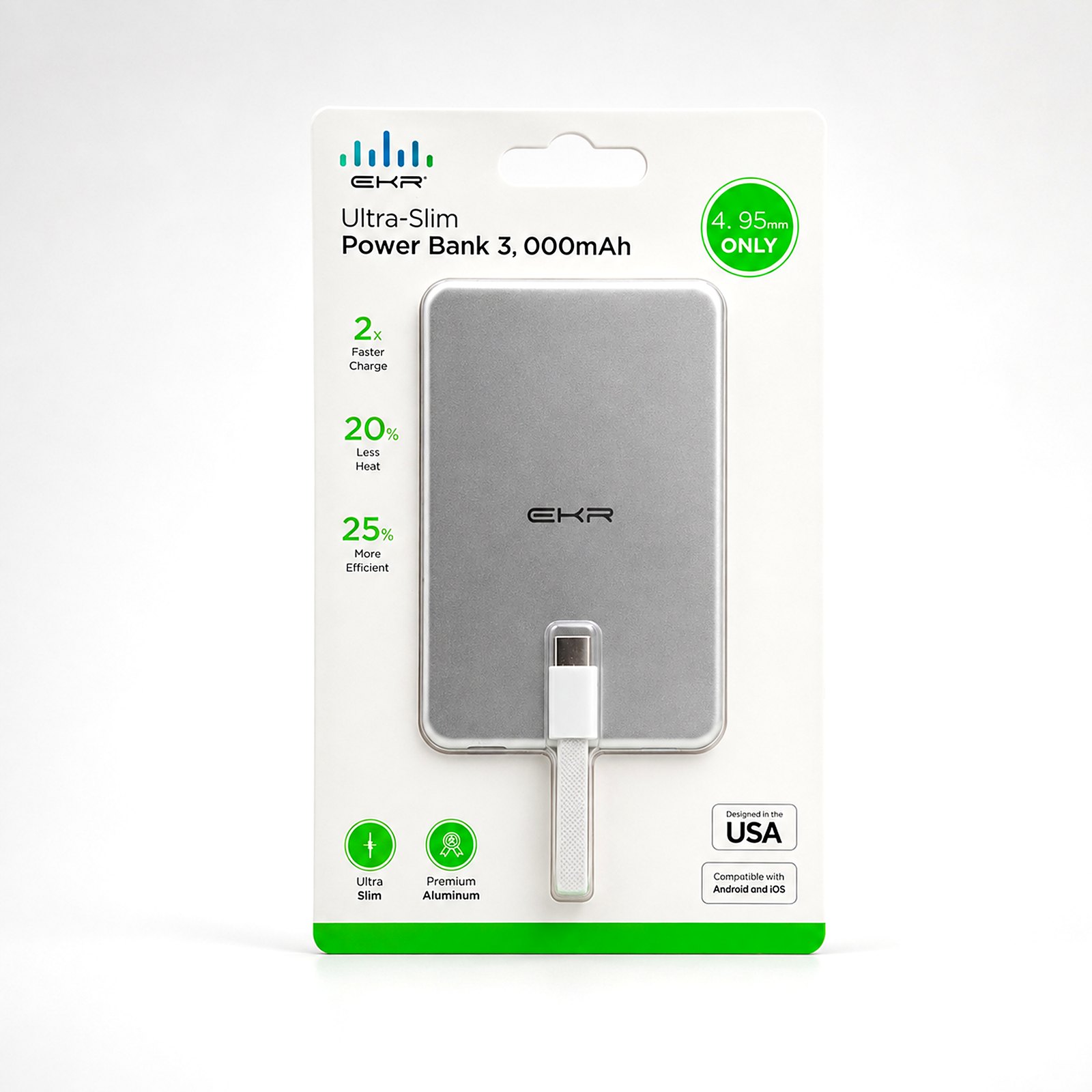 PB005 UltraSlim MagCharge
